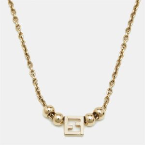 Fendi F is Fendi Gold Tone Necklace, Jewelry - Luxury Closet catalog