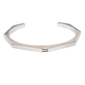 Fendi Baguette Silver Tone Open Cuff Bracelet, Jewelry - Luxury Closet catalog