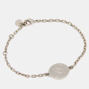 Fendi Silver Tone FF Tag Chain Bracelet, Jewelry - Luxury Closet catalog