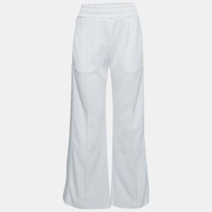 Fendi White Zucca Side Stripe Jersey Trackpants S, Clothing - Luxury Closet catalog
