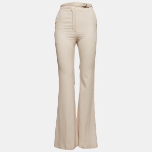Fendi Beige Wool High Waist Flared Trousers S, Clothing - Luxury Closet catalog