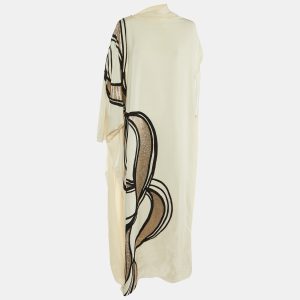Fendi X Antonio Lopez Ivory Silk Cady Cape Maxi Dress M, Dresses - Luxury Closet catalog