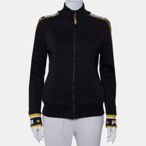 Fendi Black Knit Zipper Front Sweatshirt L, Sweaters & Cardigans - Luxury Closet catalog
