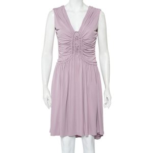 Fendi Lilac Knit Ruched Detail Mini Dress M, Dresses - Luxury Closet catalog