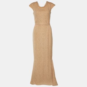 Fendi Light Orange Silk Fil Coupe Trail Gown M, Dresses - Luxury Closet catalog
