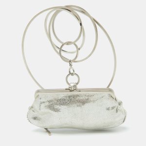 Fendi Silver Suede Rings Clutch, Clutches & Special Occasion Bags - Luxury Closet catalog