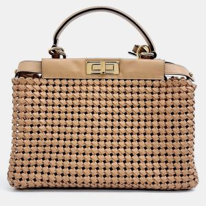 Fendi Interlace Peekaboo Medium bag, Tote Handbags - Luxury Closet catalog