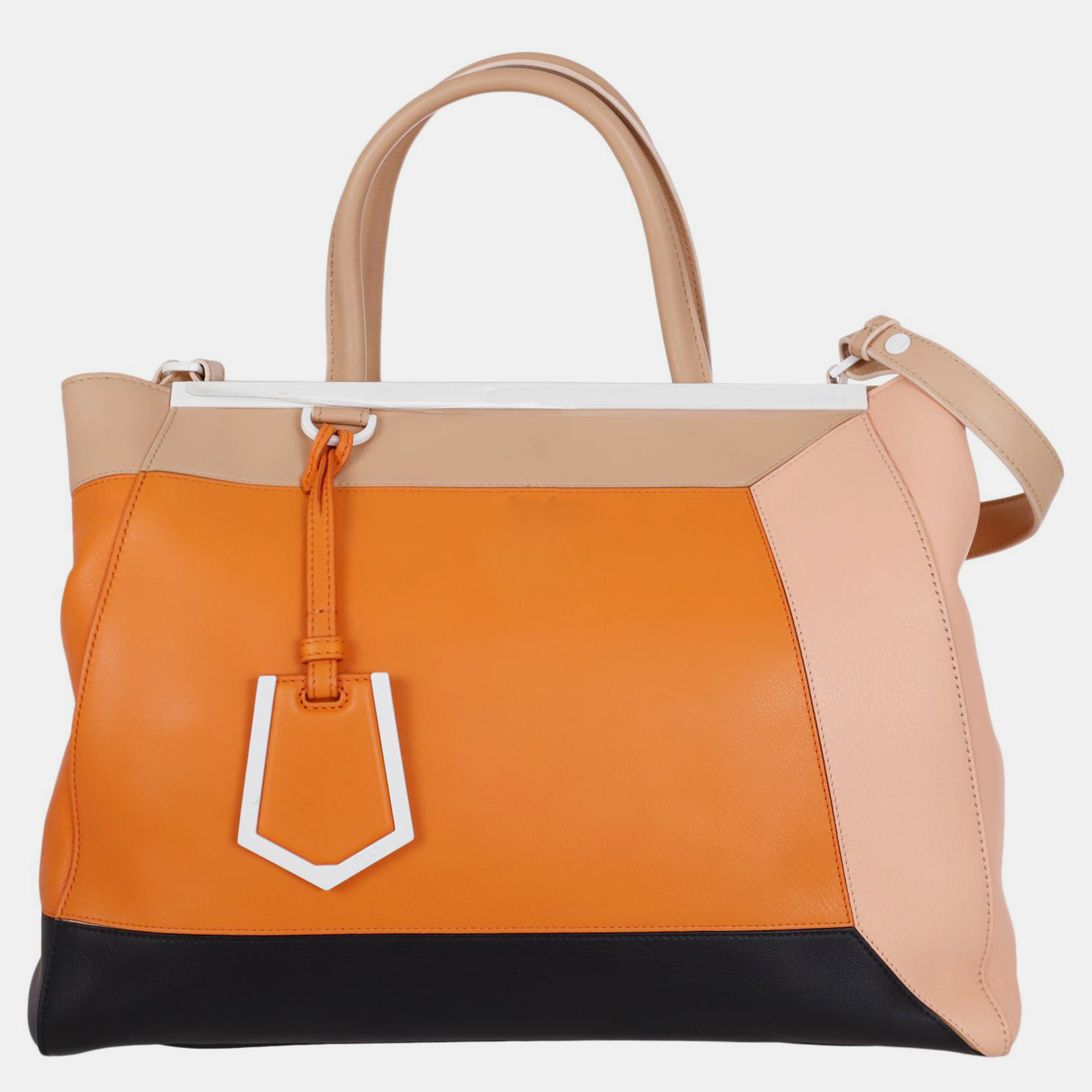 Fendi Medium Geometric 2Jours Bag, Tote Handbags - Luxury Closet catalog