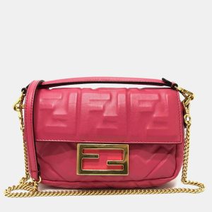 Fendi pink FF Chain bag, Shoulder Bags - Luxury Closet catalog