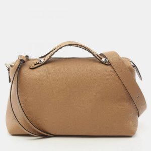 Fendi Brown Leather By The Way Selleria Handbag, Satchels - Luxury Closet catalog