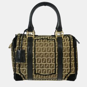 Fendi Brown Zucchino Canvas Handbag, Satchels - Luxury Closet catalog