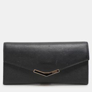 Fendi Black Leather 2Jours Continental Wallet, Wallets & Money Clips - Luxury Closet catalog