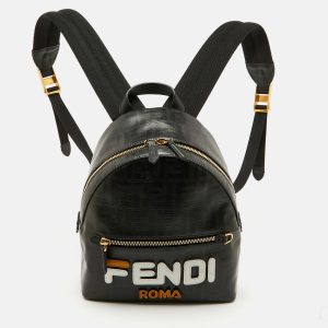 Fendi x Fila Brown Zucca Coated Canvas Mini Mania Backpack, Backpacks - Luxury Closet catalog