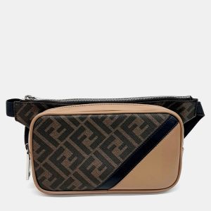 Fendi Black/Brown Coated Canvas Belt Bag, Handbags - Luxury Closet catalog