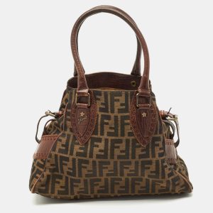 Fendi Tobacco/Brown Zucca Canvas Small Chef De Jour Bag, Satchels - Luxury Closet catalog