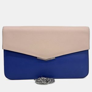 Fendi Blue Pink Leather Toujours Clutch and Shoulder Bag, Clutches & Special Occasion Bags - Luxury Closet catalog