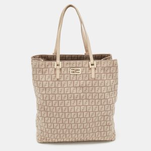 Fendi Beige/Pink Zucchino Canvas Logo Tote, Tote Handbags - Luxury Closet catalog