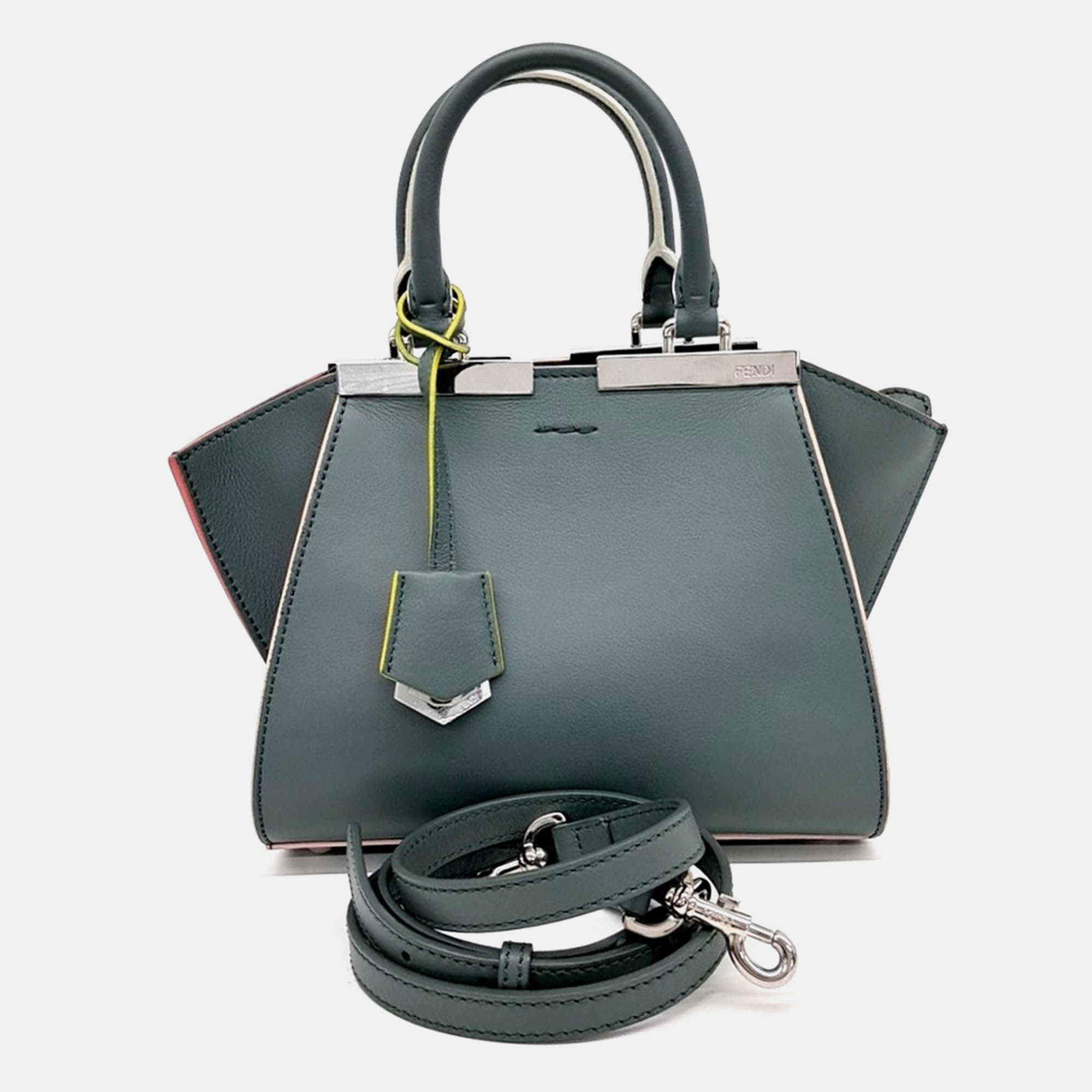 Fendi Green Leather Toijour Mini Bag, Satchels - Luxury Closet catalog