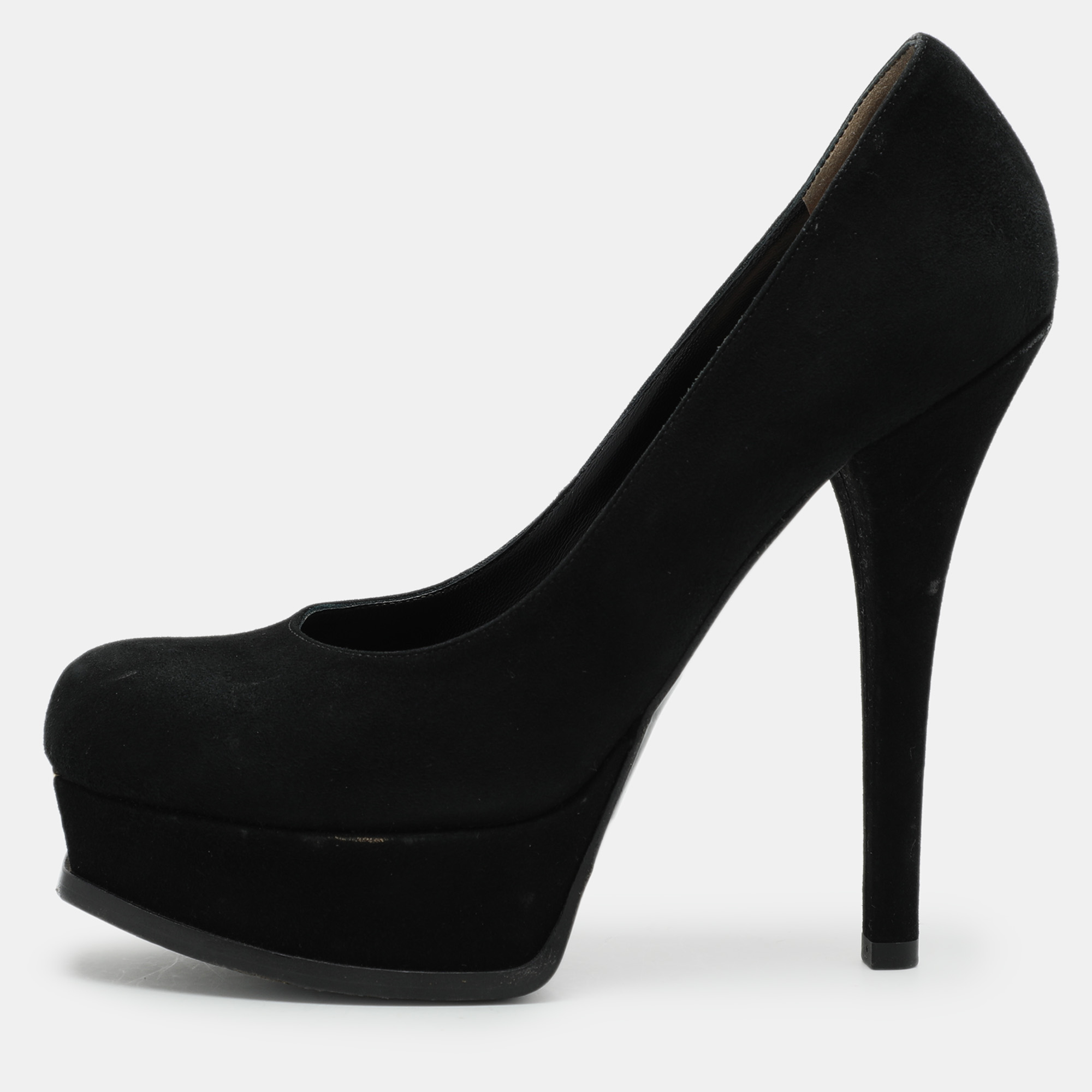 Fendi Black Suede Fendista Platform Pumps Size 39, Pumps - Luxury Closet catalog