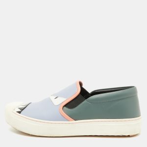 Fendi Multicolor Leather Monster Slip On Sneakers Size 38, Athletic Shoes & Sneakers - Luxury Closet catalog