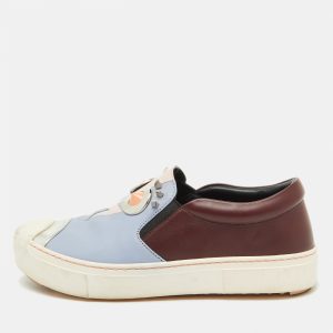 Fendi Multicolor Leather Face Motif Slip On Sneakers Size 37.5, Athletic Shoes & Sneakers - Luxury Closet catalog