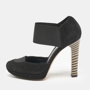 Fendi Black Suede and Elastic Band D'orsay Pumps Size 36, Pumps - Luxury Closet catalog