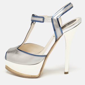 Fendi Metallic Multicolor Leather Fendista Platform Sandals Size 36, Sandals - Luxury Closet catalog