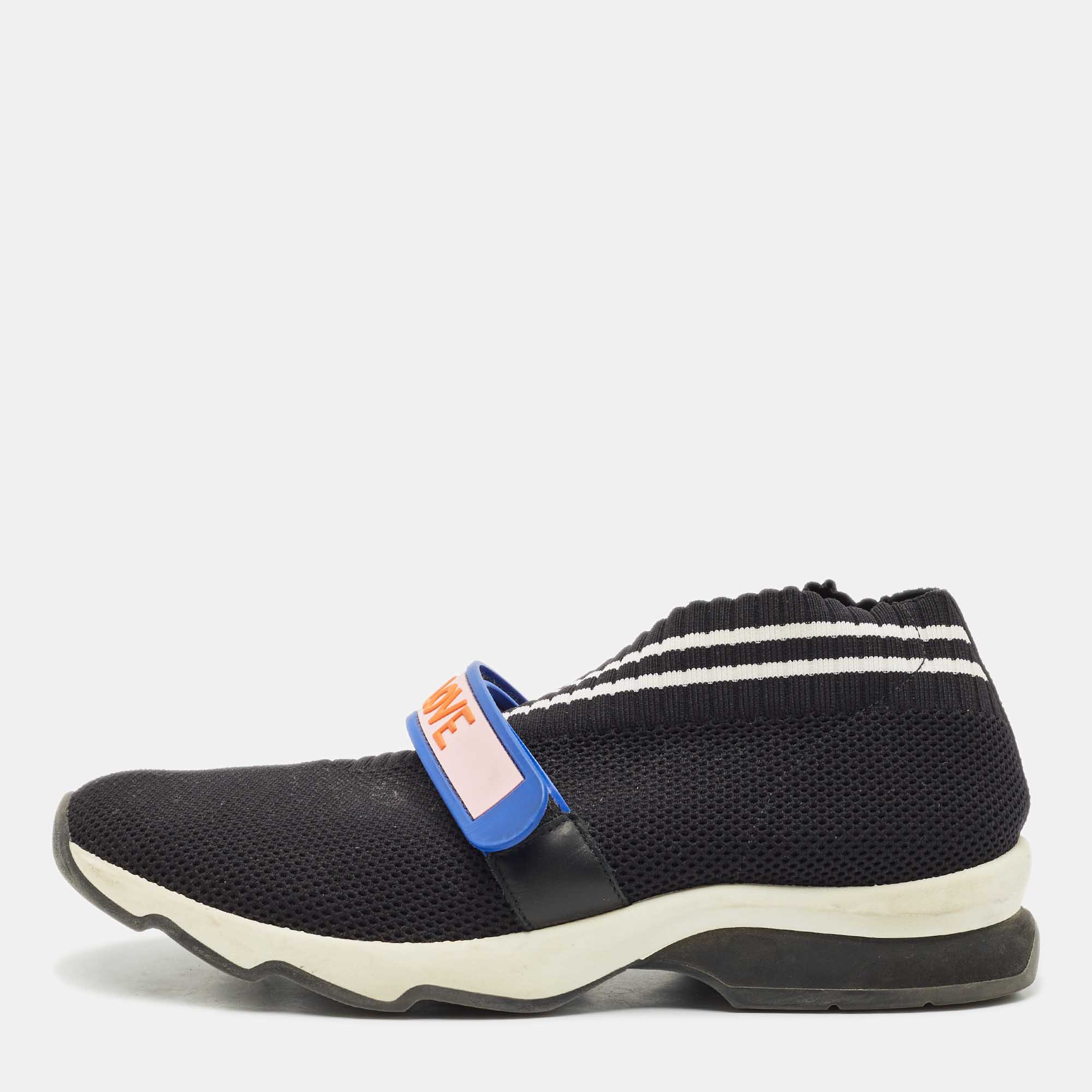 Fendi Black Knit Fabric Rockoko Low Top Sneakers Size 38, Athletic Shoes & Sneakers - Luxury Closet catalog