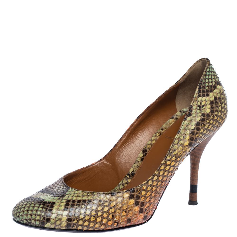 Fendi Multicolor Python Pumps Size 39, Pumps - Luxury Closet catalog