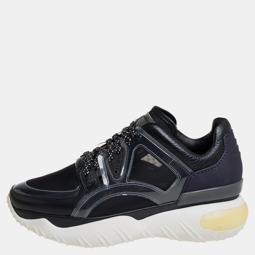 Fendi Black/Purple Mesh And Leather Fancy Sneakers Size 38, Athletic Shoes & Sneakers - Luxury Closet catalog