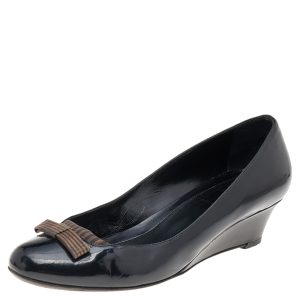 Fendi Black Patent Leather Bow Pumps Size 38, Pumps - Luxury Closet catalog