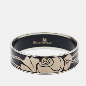 Frey Wille Fire Enamel Silver Tone Bangle Bracelet, Jewelry - Luxury Closet catalog