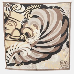 Frey Wille Grey Print Silk Square Scarf, Scarves & Shawls - Luxury Closet catalog