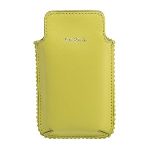 Furla Lime Green Leather Phone Case, Mobile Phone Cases - Luxury Closet catalog