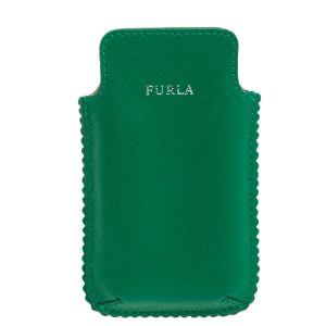 Furla Green Leather Phone Case, Mobile Phone Cases - Luxury Closet catalog