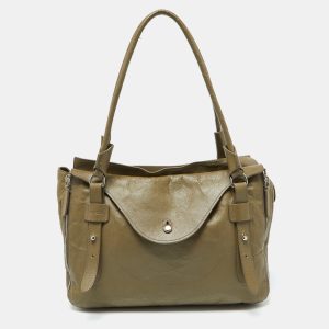 Furla Green Leather Top Zip Tote, Tote Handbags - Luxury Closet catalog