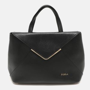 Furla Black Leather Kelis Tote, Tote Handbags - Luxury Closet catalog