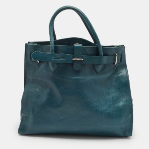 Furla Teal Green Leather Large Greta Tote, Tote Handbags - Luxury Closet catalog