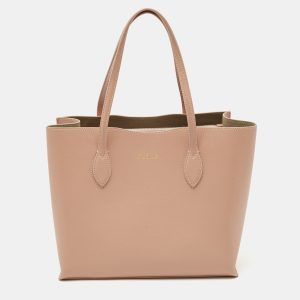Furla Pink Leather Era Tote, Tote Handbags - Luxury Closet catalog