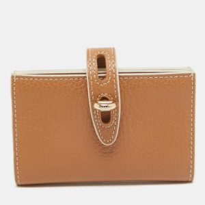 Furla Light Brown Leather Flap Compact Wallet, Wallets & Money Clips - Luxury Closet catalog