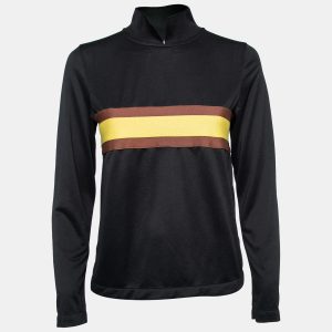 Ganni Black Striped Jersey Dubois Polo Top S, Shirts & Tops - Luxury Closet catalog