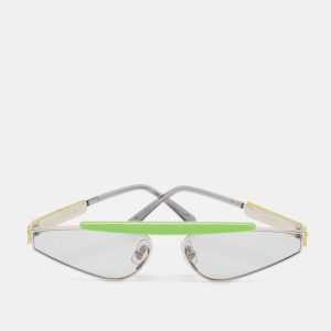 Gentle Monster Kids Green/Light Grey New Turtle Shield Sunglasses, Sunglasses - Luxury Closet catalog