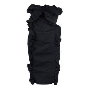 Giambattista Valli Black Ruffle Dress XXS, Dresses - Luxury Closet catalog