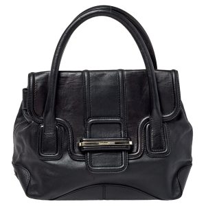 Gianfranco Ferre Black Leather Flap Satchel, Satchels - Luxury Closet catalog