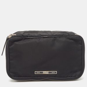 Gianfranco Ferre Black Canvas Zip Around Clutch, Clutches & Special Occasion Bags - Luxury Closet catalog