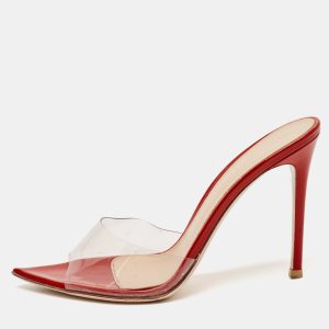 Gianvito Rossi Transparent PVC Elle Slide Sandals Size 37.5, Sandals - Luxury Closet catalog