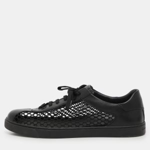 Gianvito Rossi Black Knit and Leather Helena Low Top Sneakers Size 41, Athletic Shoes & Sneakers - Luxury Closet catalog