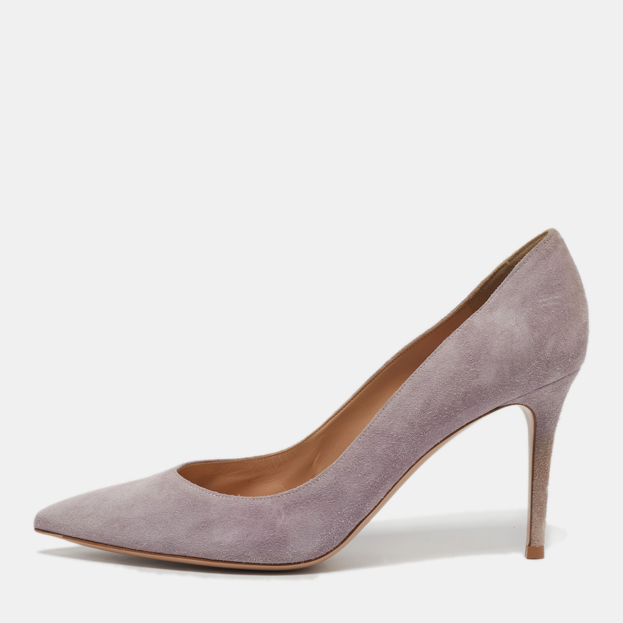 Gianvito Rossi Lilac Suede Gianvito Pumps Size 41.5, Pumps - Luxury Closet catalog
