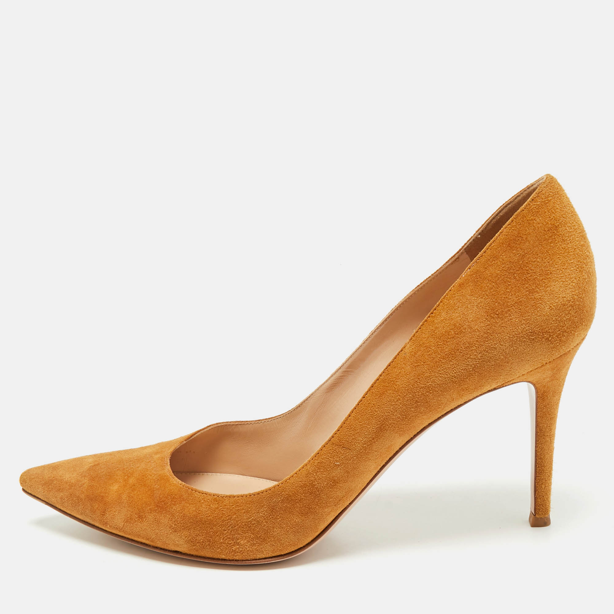 Gianvito Rossi Tan Suede Gianvito Pumps Size 41.5, Pumps - Luxury Closet catalog