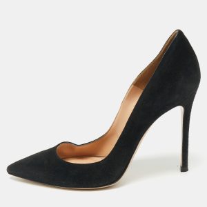 Gianvito Rossi Black Suede Gianvito 105 Pumps Size 37, Pumps - Luxury Closet catalog
